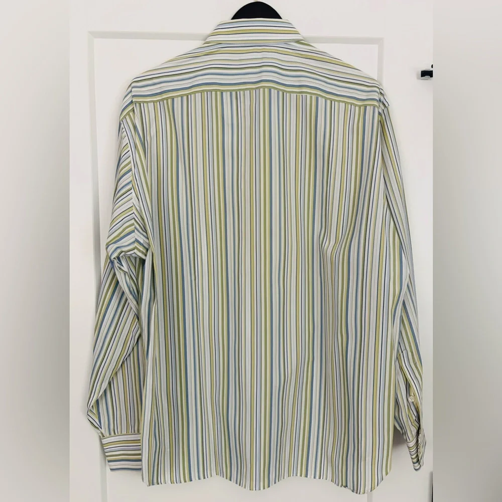 J. Crew Men’s Button-Down Striped Shirt, Size L (16-16 1/2)
